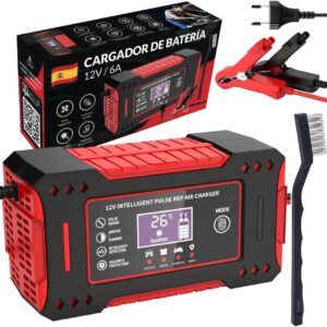 Cargador Baterias Coche 12V6A
